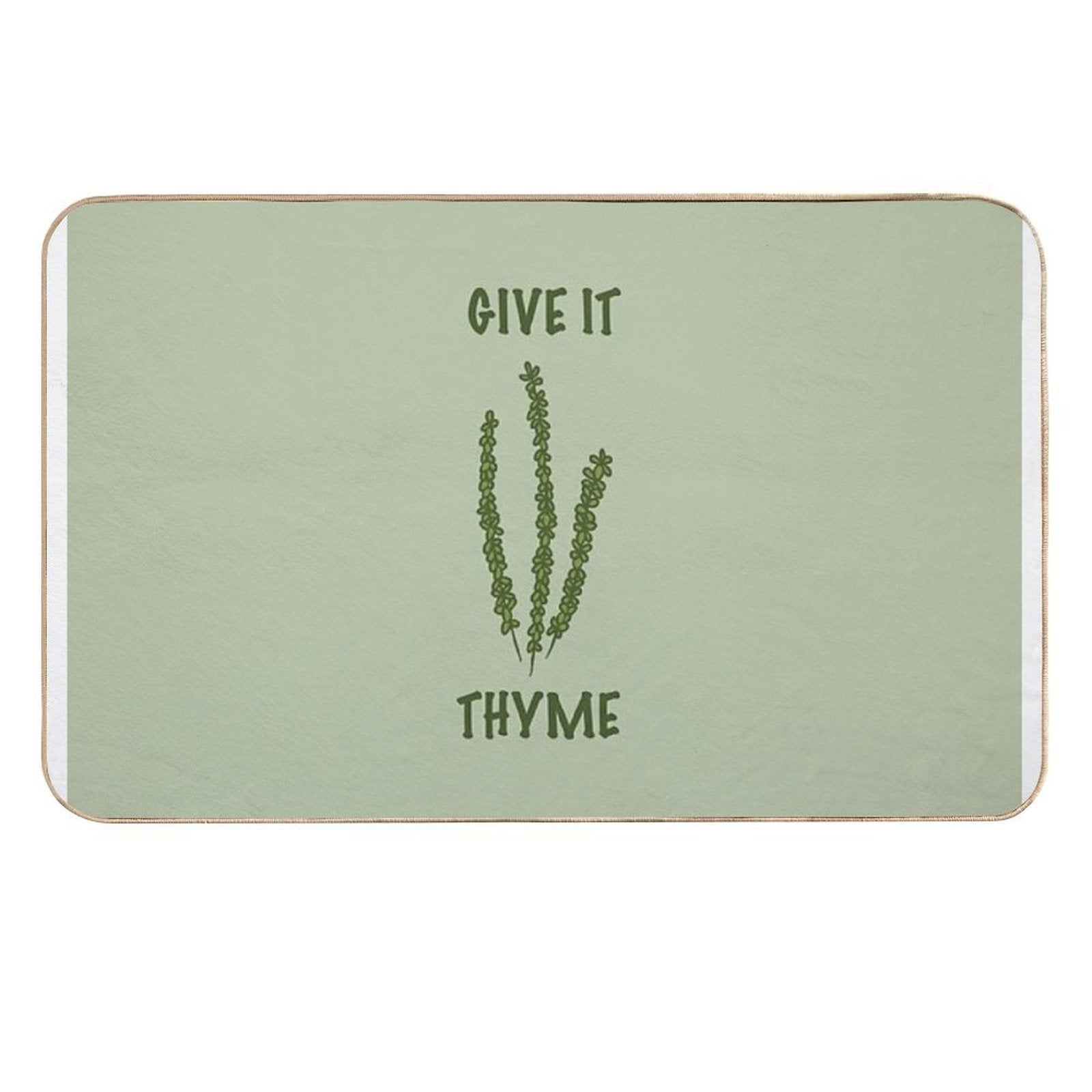 Give It Thyme  Anti-Trip Bath Mat