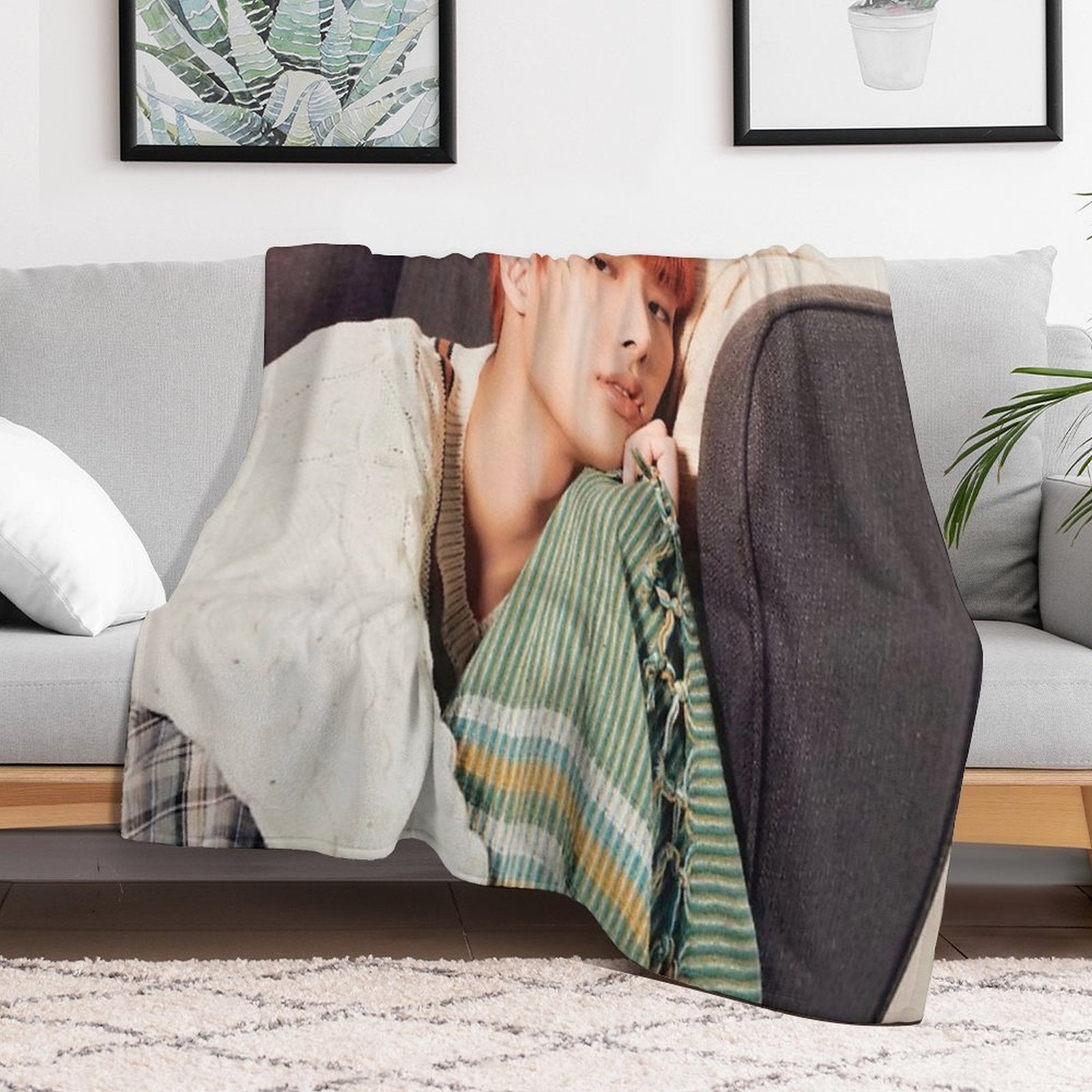 Ateez Mingi Easy Care Throw Blanket