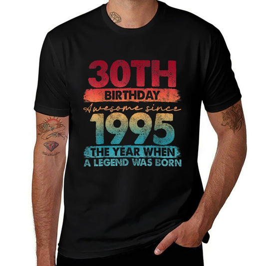 30 Year Old Gifts Vintage 1995 Limited Edition 30th Birthday  Odor-resistant T-Shirt