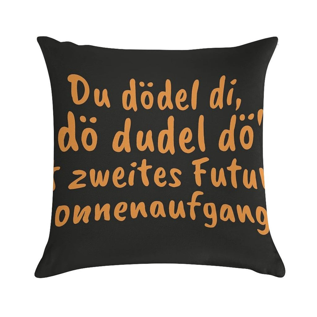 Yodeling Diploma - Loriot - TV Kult - German Soft Bedroom Essential Throw Pillow