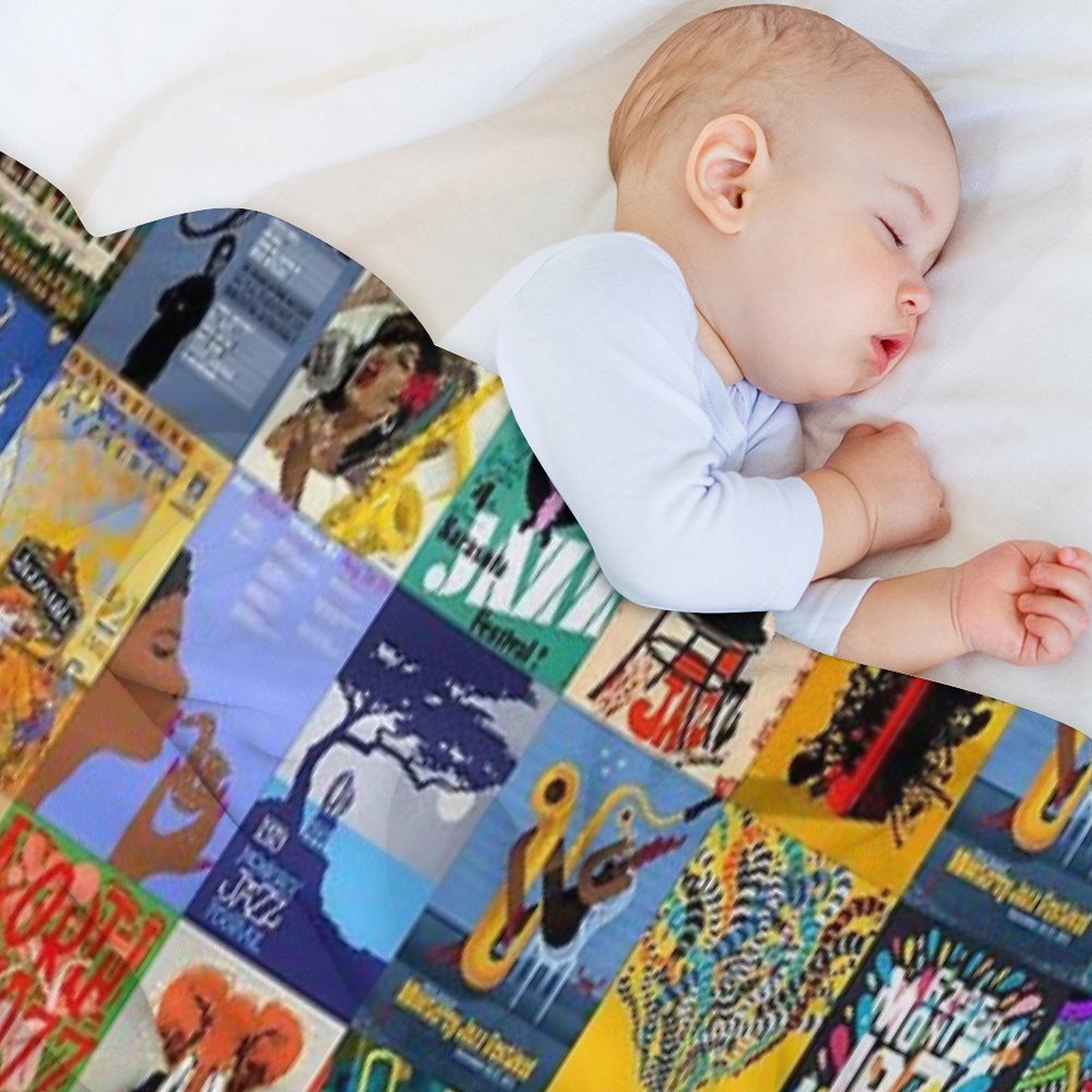 Jazz Festivals Eco-conscious Throw Blanket