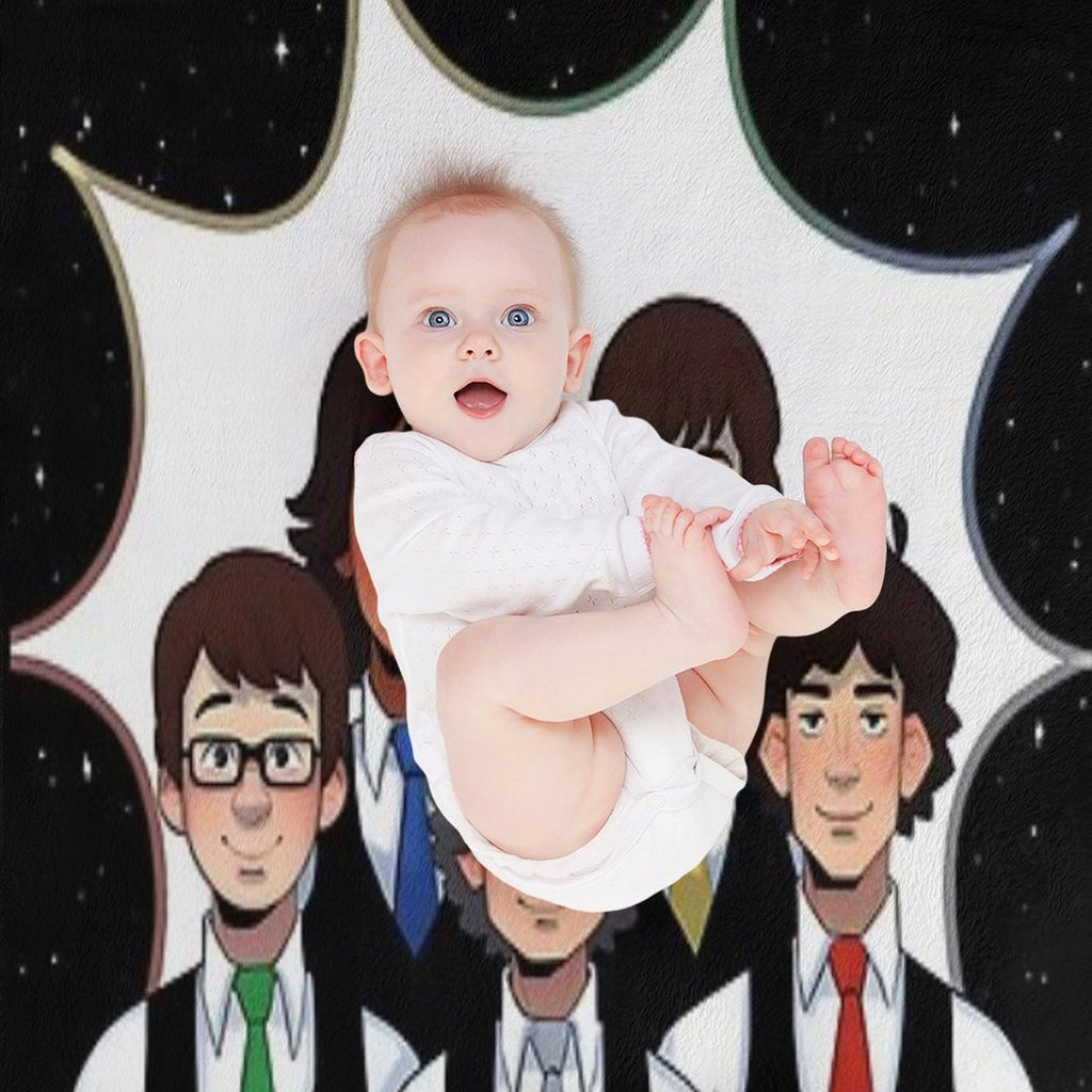 Tally Hall Anime Art Versatility Throw Blanket