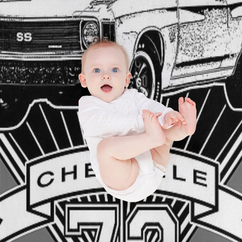 1972 Chevelle Shrink-resistant Throw Blanket