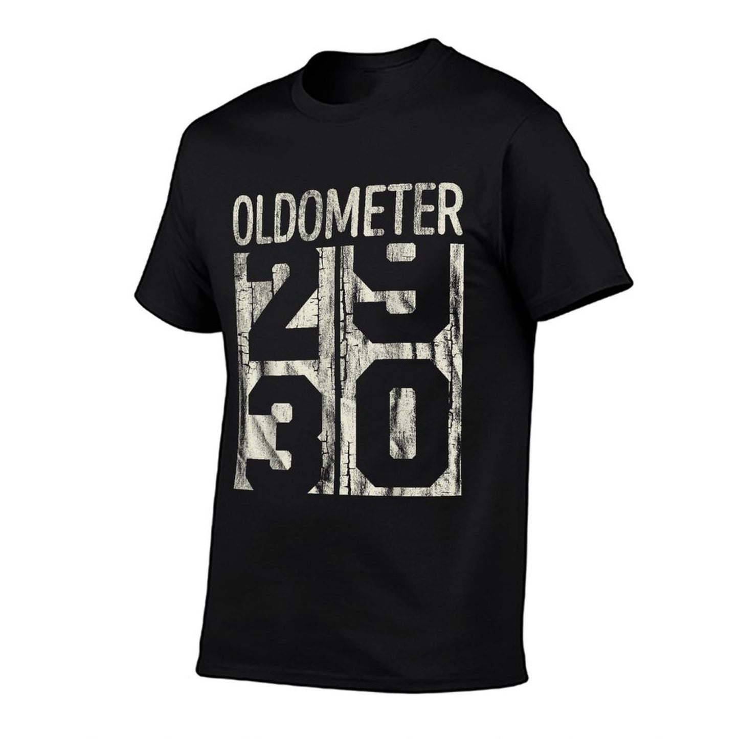 30 Years Old Birthday Oldometer Odometer 30th Vintage Men  Easy-care T-Shirt