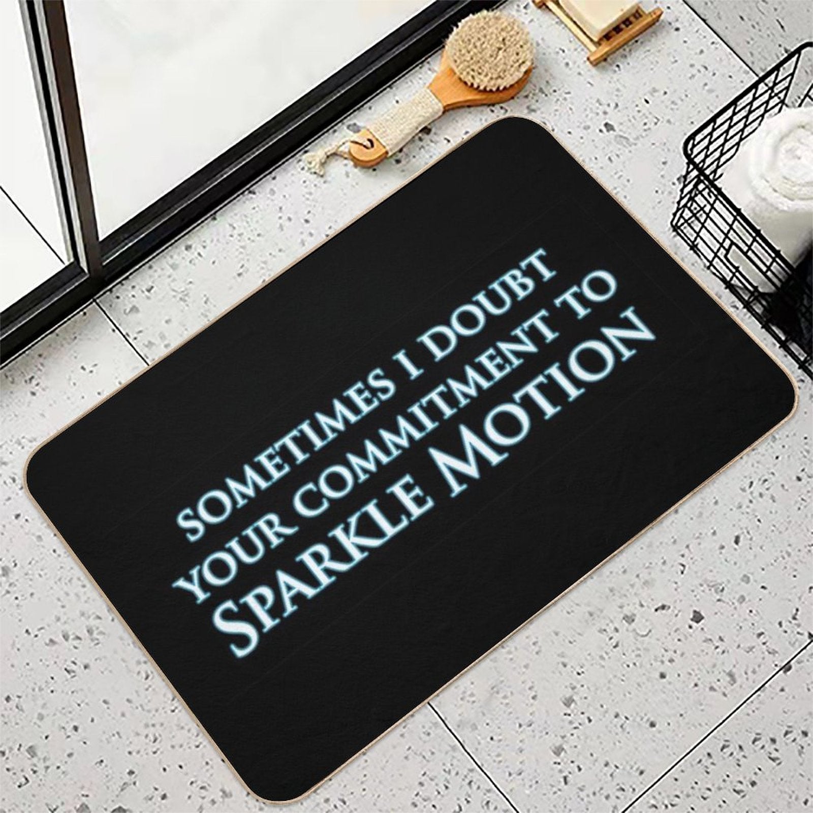 Sparkle Motion  Versatile Bath Mat