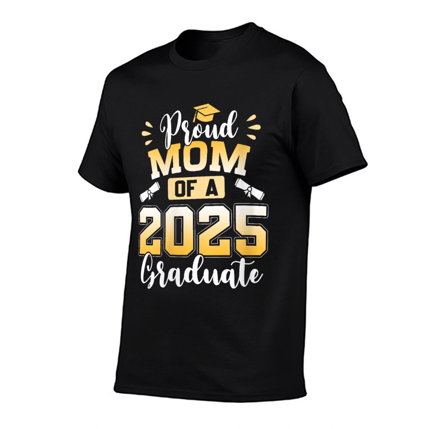 Womens Proud Mom Of A 2025 Graduate  Oversized Silhouette T-Shirt