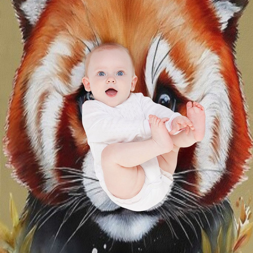 Red Panda - MY ZOO Collection Travel-friendly Throw Blanket