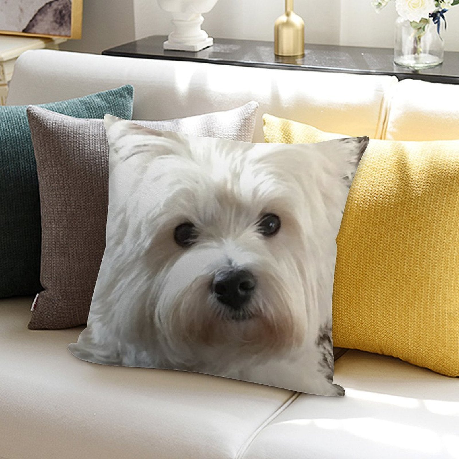 Westie Soft Anti-Pilling Throw Pillow