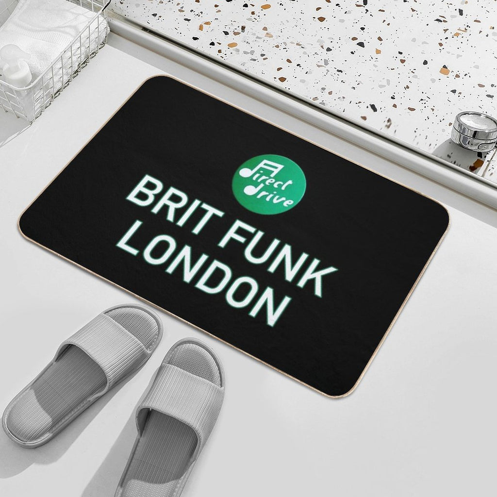 Brit Funk - London UK  Fade-Resistant Bath Mat