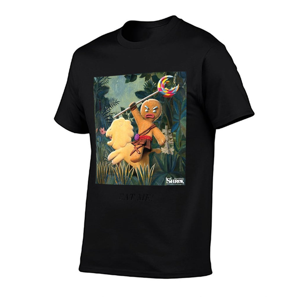 Shrek Gingy Eat Me Meme  Easy-care T-Shirt