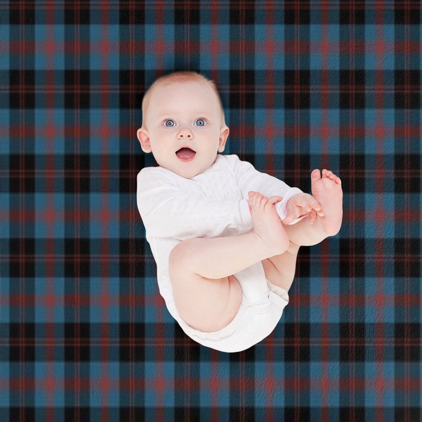 Angus Scotland District Tartan Easy Care Throw Blanket