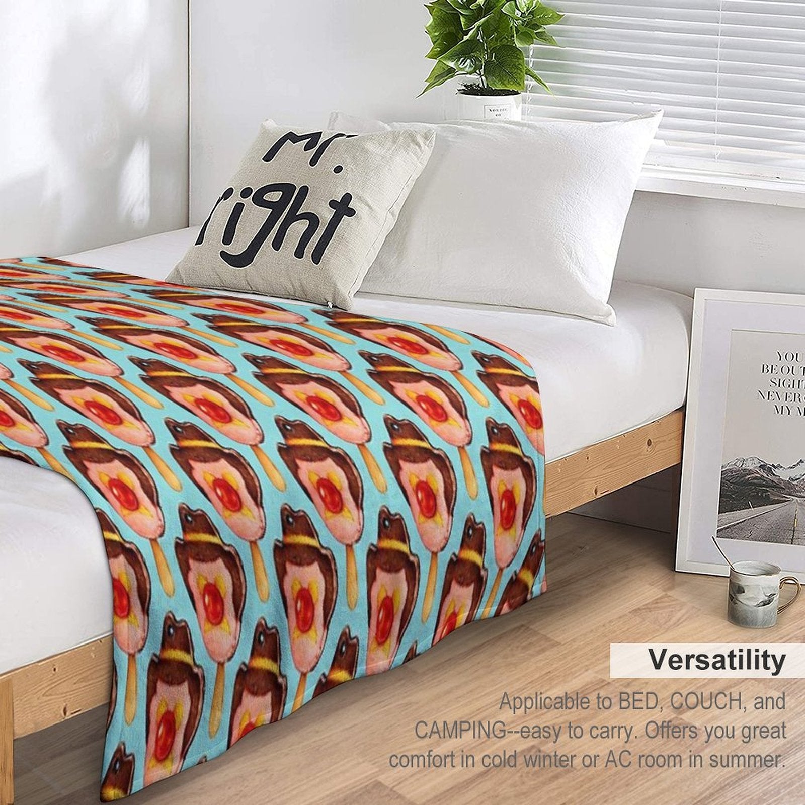 Bubble O' Bill Pattern Easy Care Throw Blanket