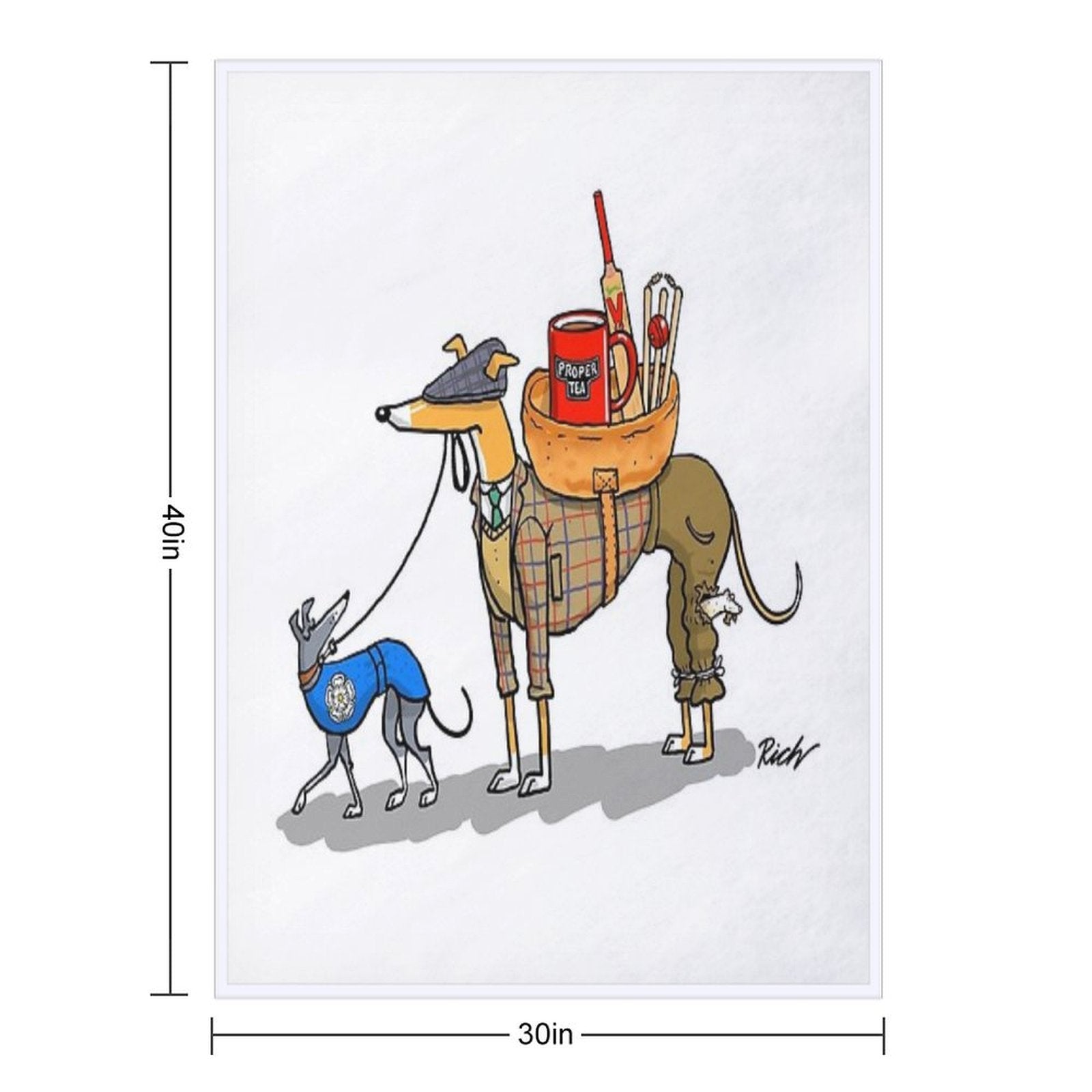 The Yorkshire One Compact Throw Blanket