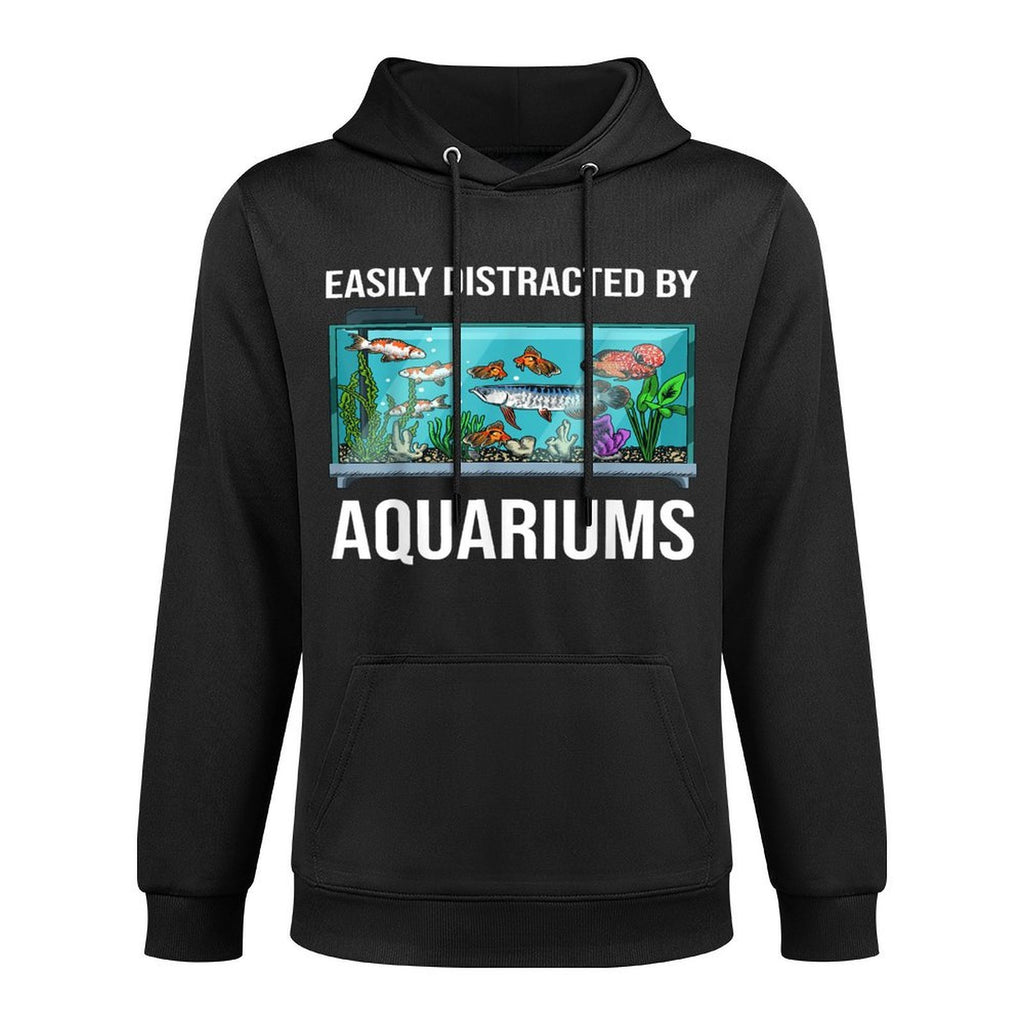 Aquarium Art for Men Women Fish Keeper Coral Fish Tank Lover Customizable Surface Hoodie