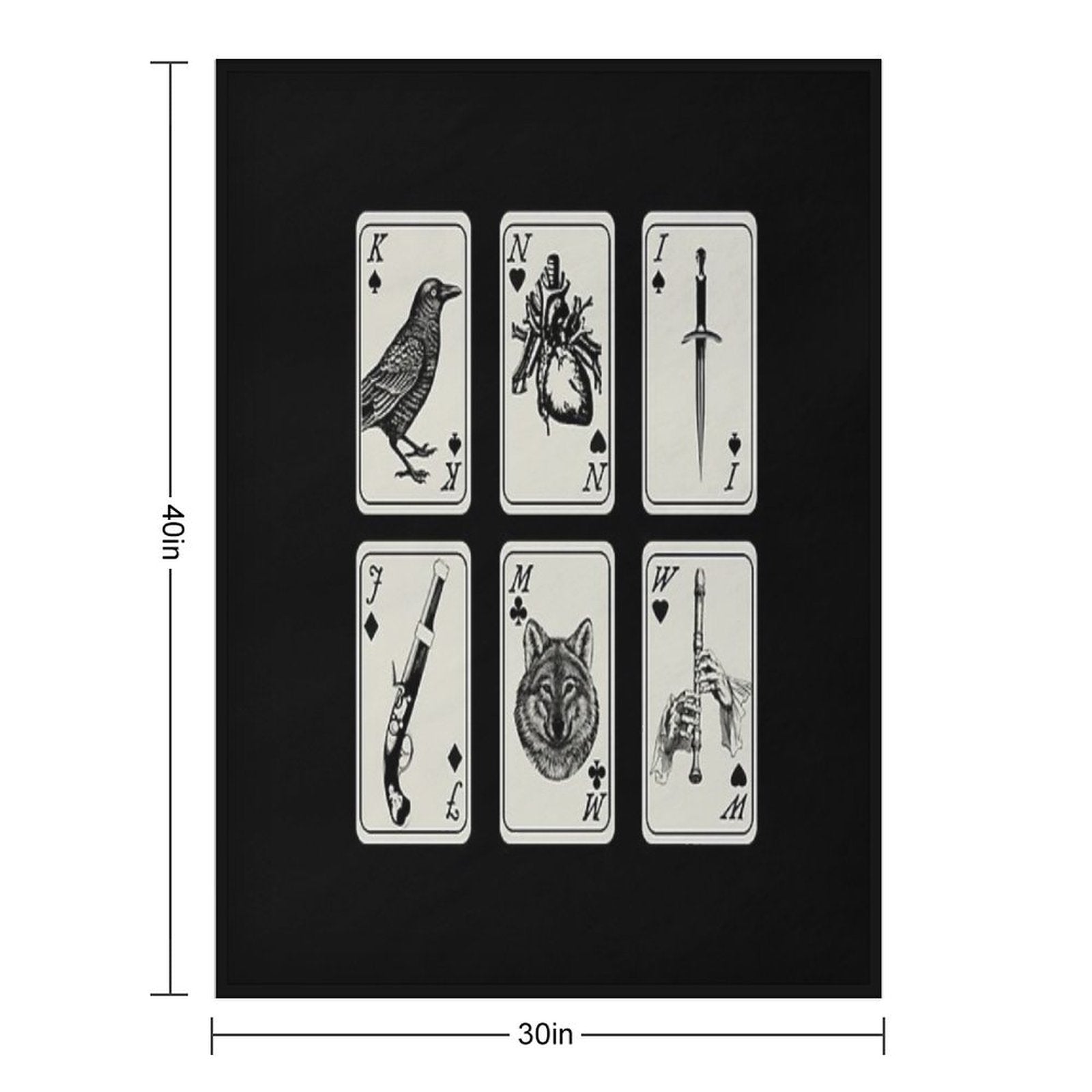 Six Of Crows T-ShirtSix of Crows Travel-friendly Throw Blanket