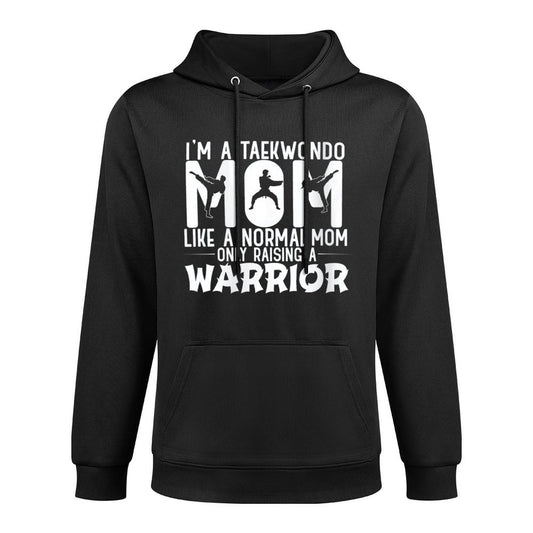 Womens Taekwondo Mom Like A Normal Mom Breathable Fabric Hoodie