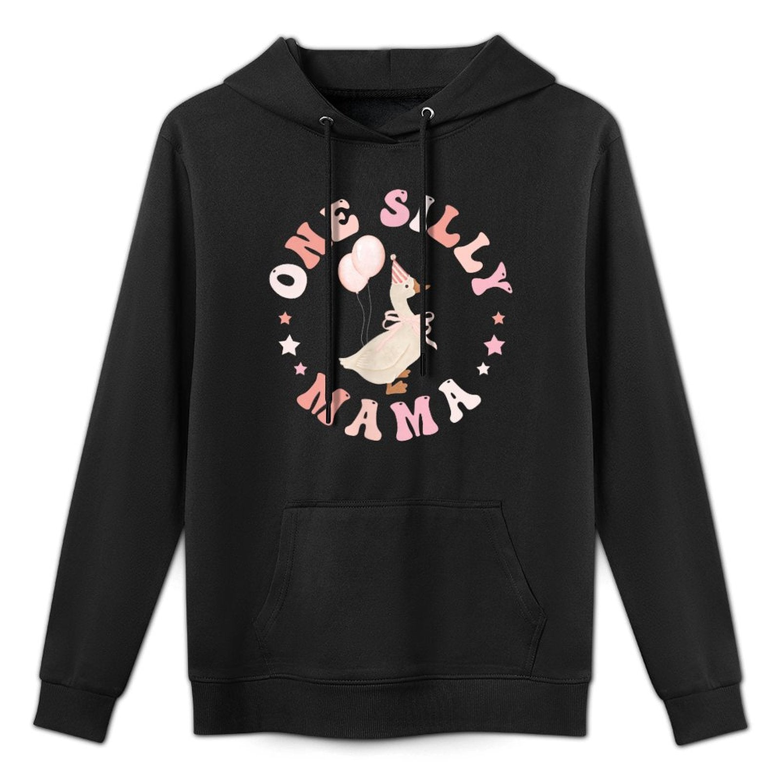 One Silly Goose Mama First Birthday Family Matching Party Easy Care Hoodie