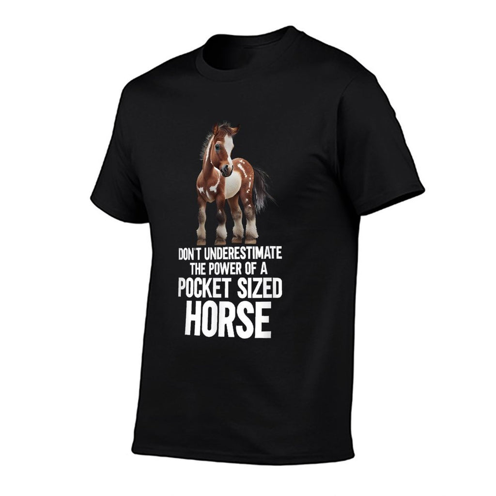 Miniature Horse Mini Horse Pet Tiny Horse Lover Pony  Wrinkle-resistant T-Shirt
