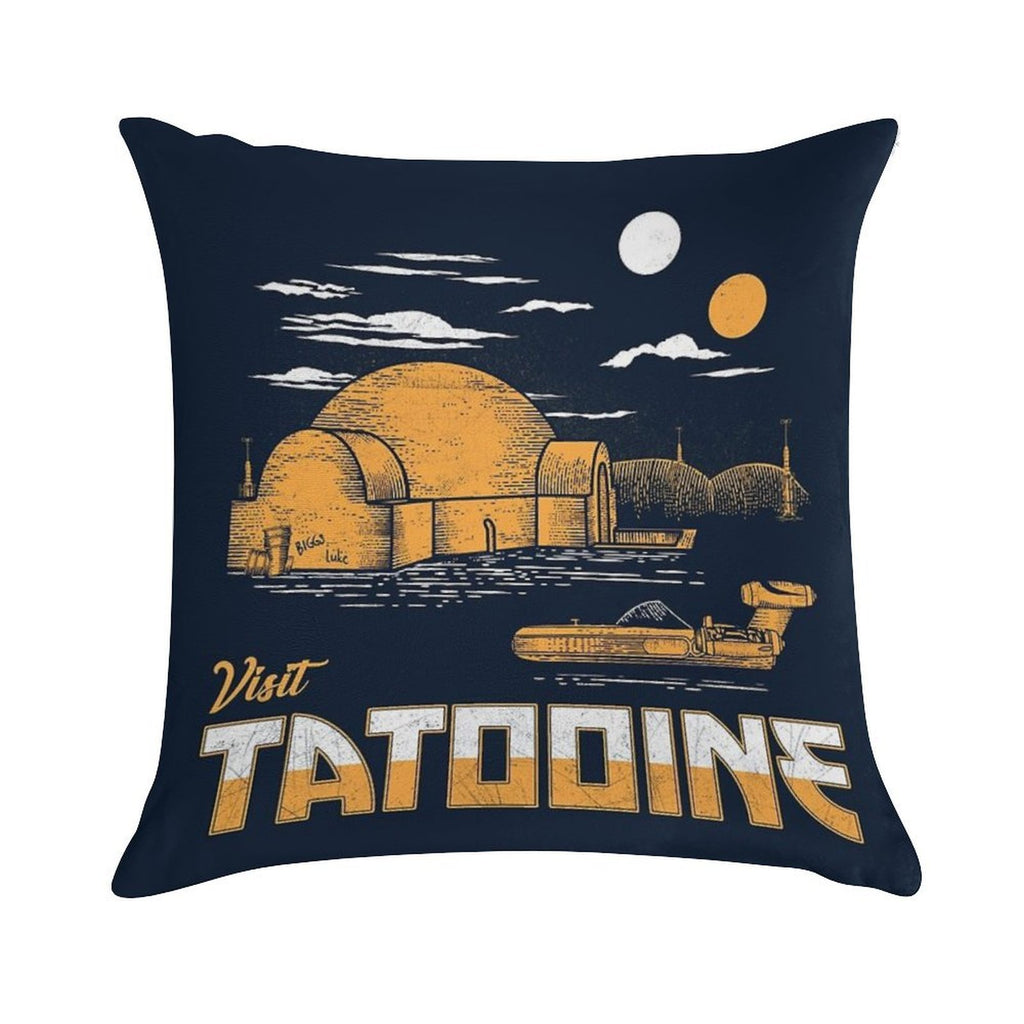 Visit Tatooine Soft Warmth Comfort Throw Pillow