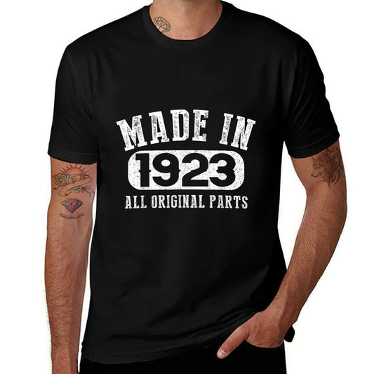 100 Years Old Made In 1923 All Original Parts,100th Birthday Comfortable T-Shirt
