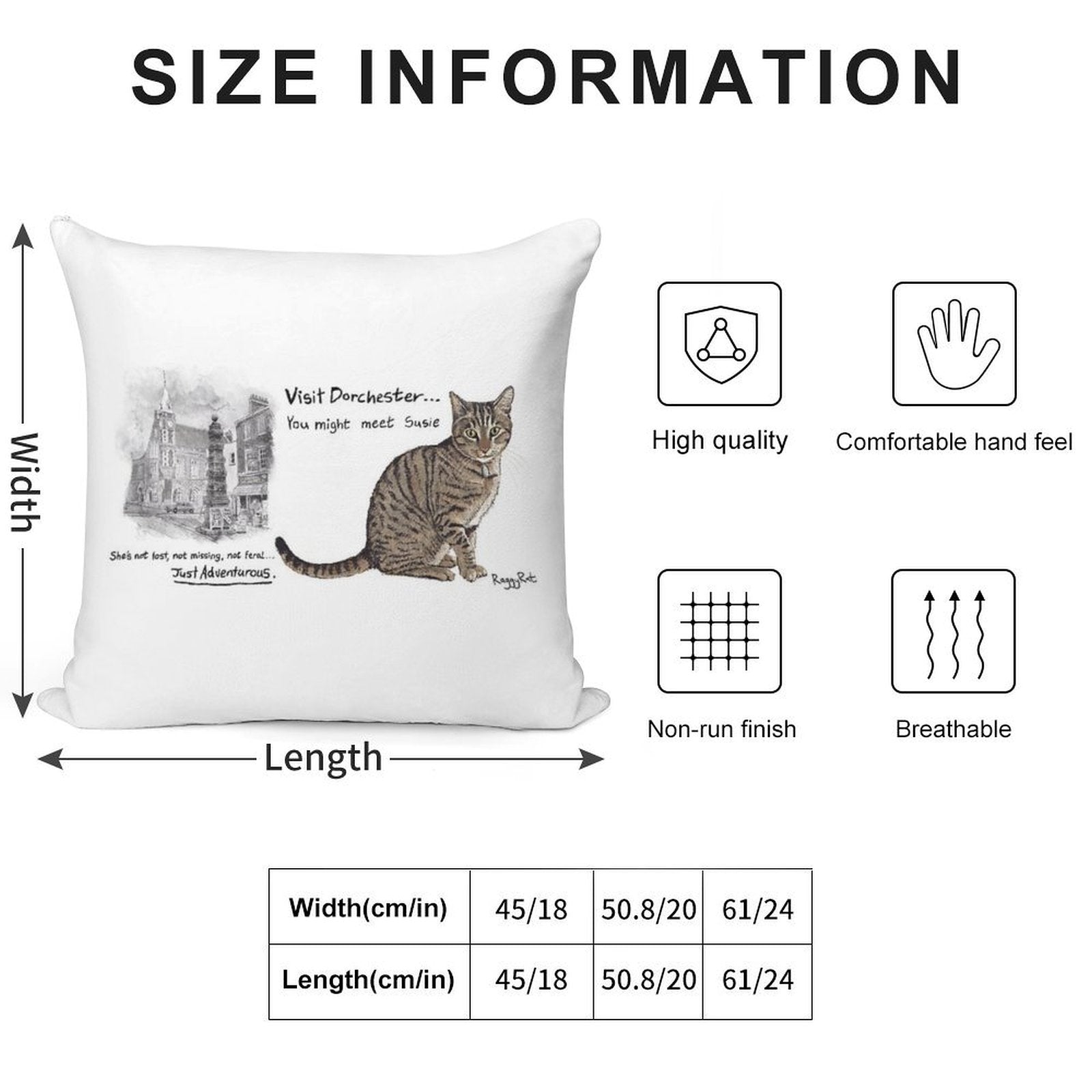 Dorchester Susie Soft Anti-Pilling Throw Pillow