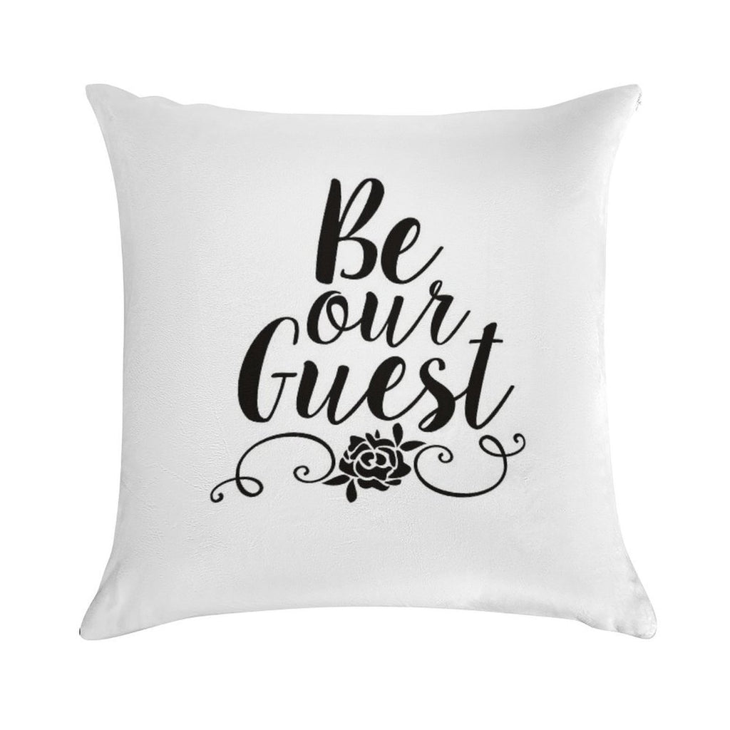 Be Our Guest Soft Warmth Comfort Throw Pillow