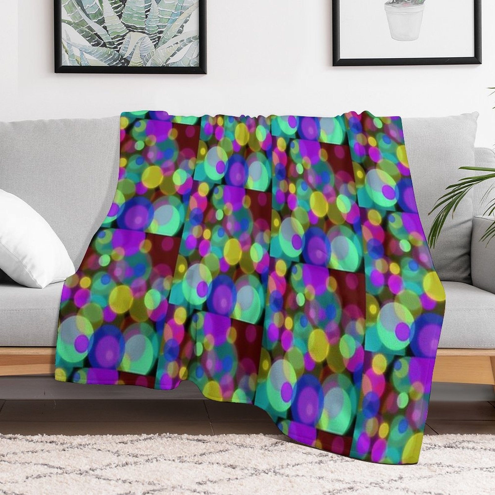 Field of Lights Gift-ready Throw Blanket