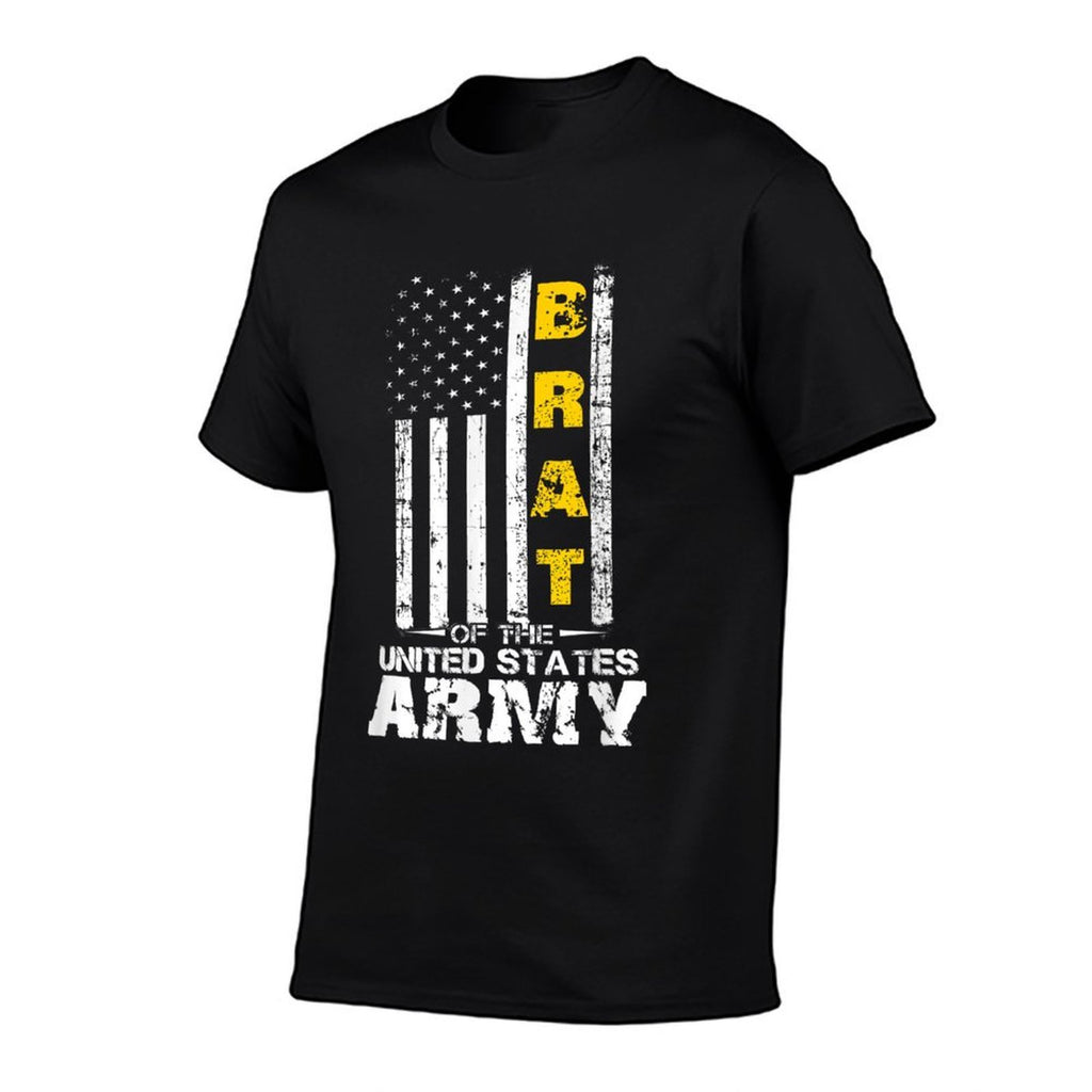 Army Brat, Brat of The US Army, Army Vets Parents Children  Summer-ready Fabric T-Shirt