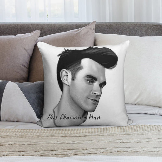 This Charming Man Morrissey The Smiths Soft High-Density Material Throw Pillow
