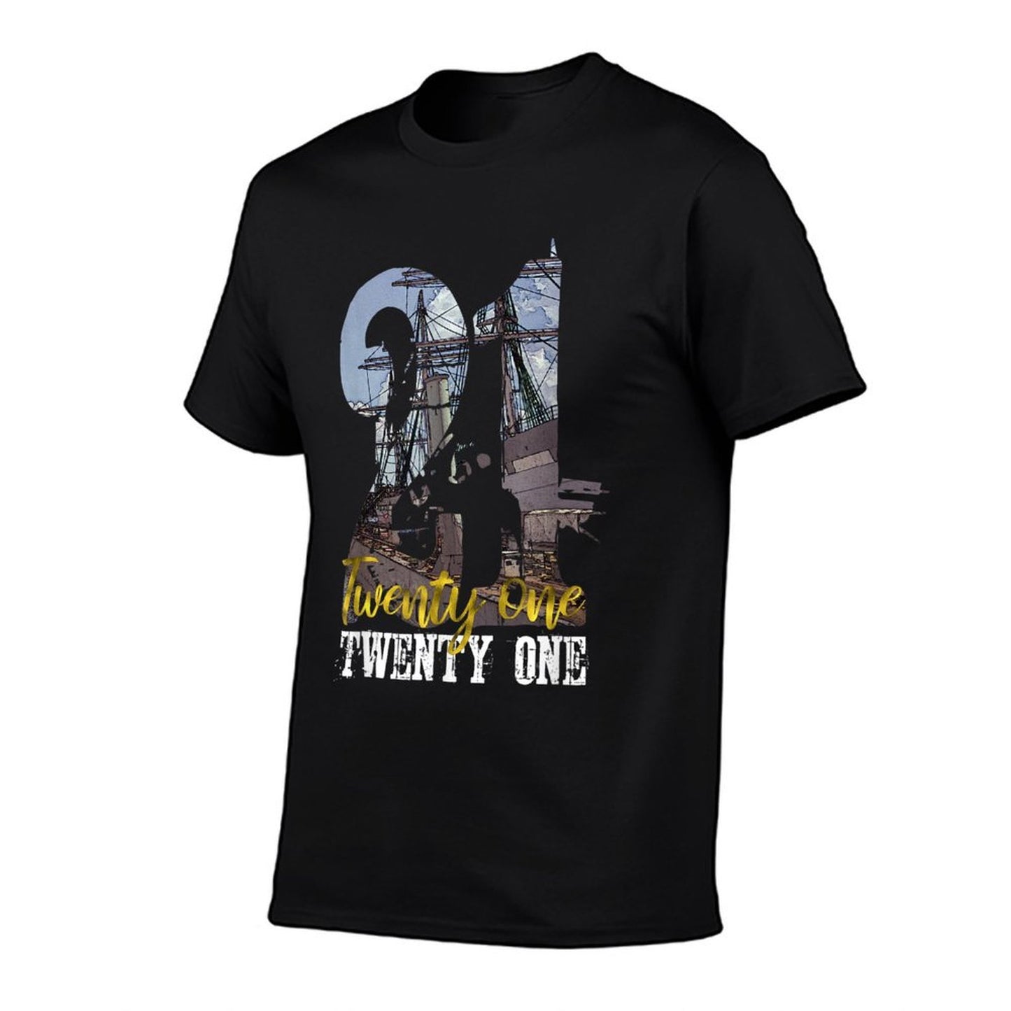 21 Twenty One - 21 Year Old Sea 2001 21st Birthday Gift  Soft T-Shirt