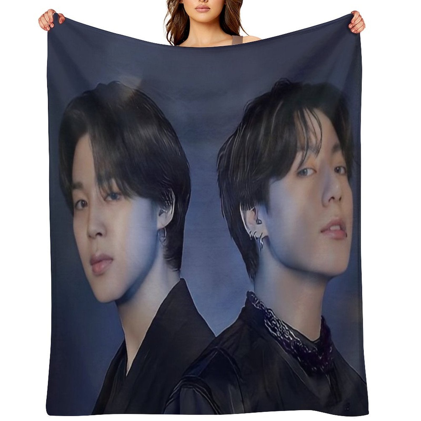 Jikook Easy Care Throw Blanket