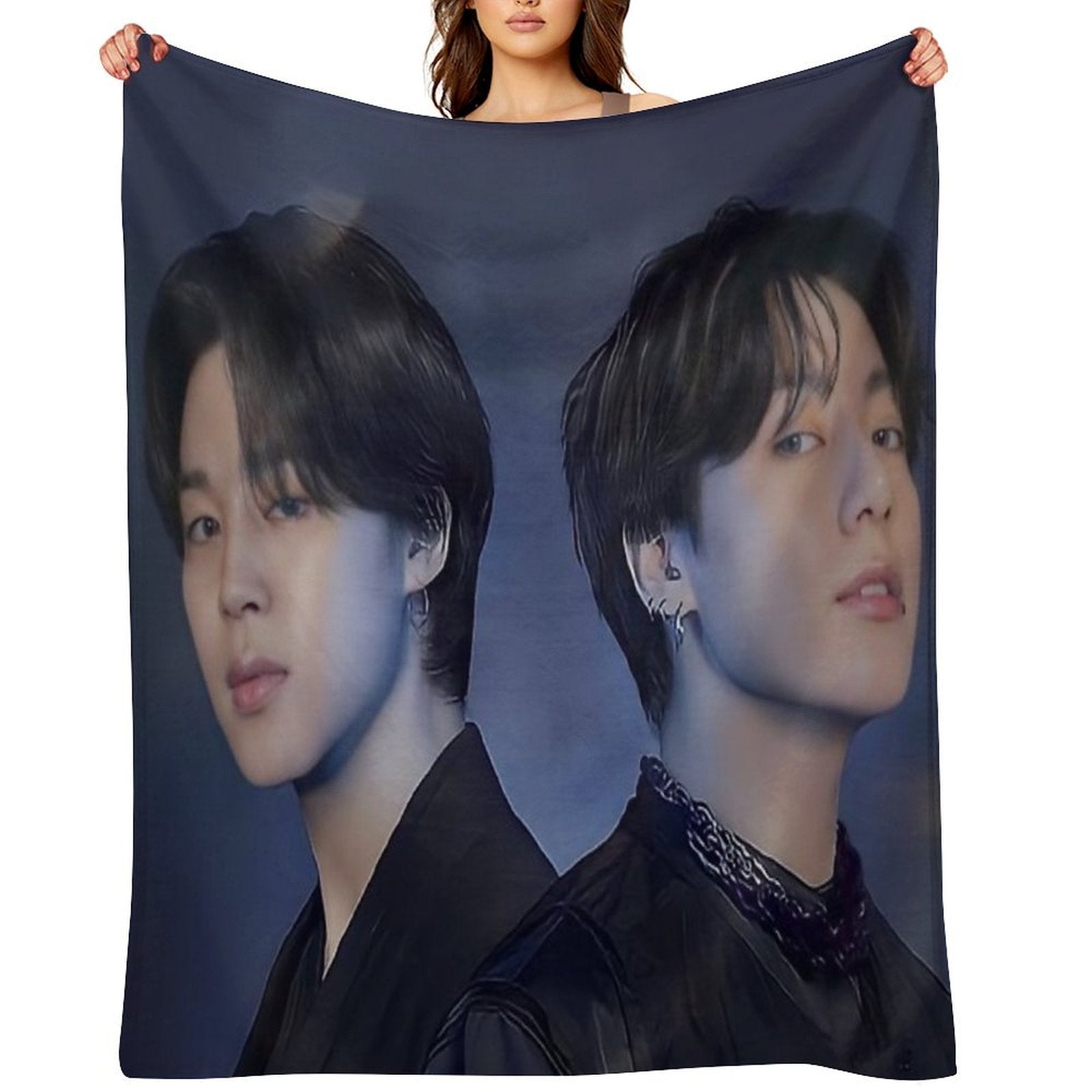 Jikook Easy Care Throw Blanket