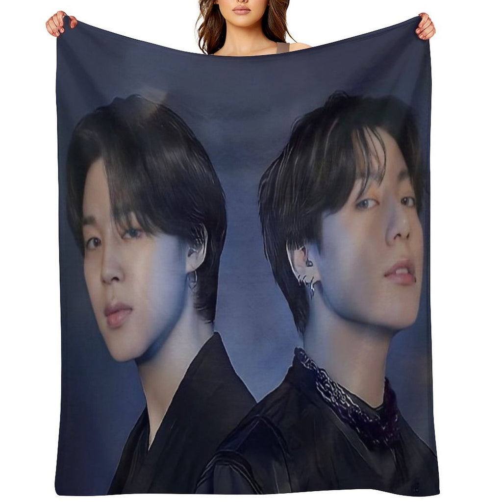 Jikook Easy Care Throw Blanket