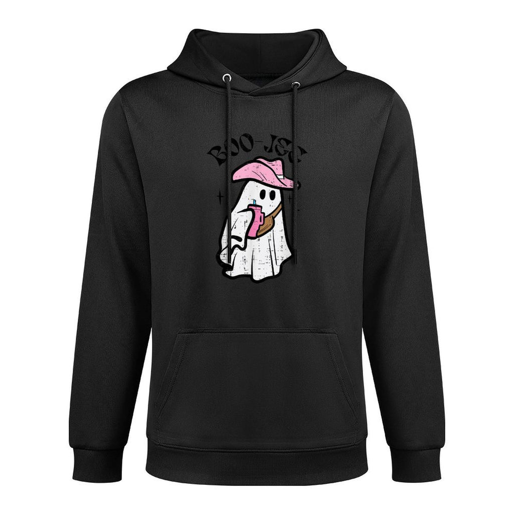 Boo Jee Funny Spooky Season Halloween Costume Ghost Women Shape Retention Hoodie