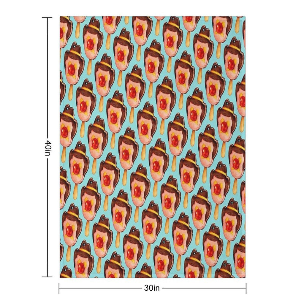 Bubble O' Bill Pattern Easy Care Throw Blanket