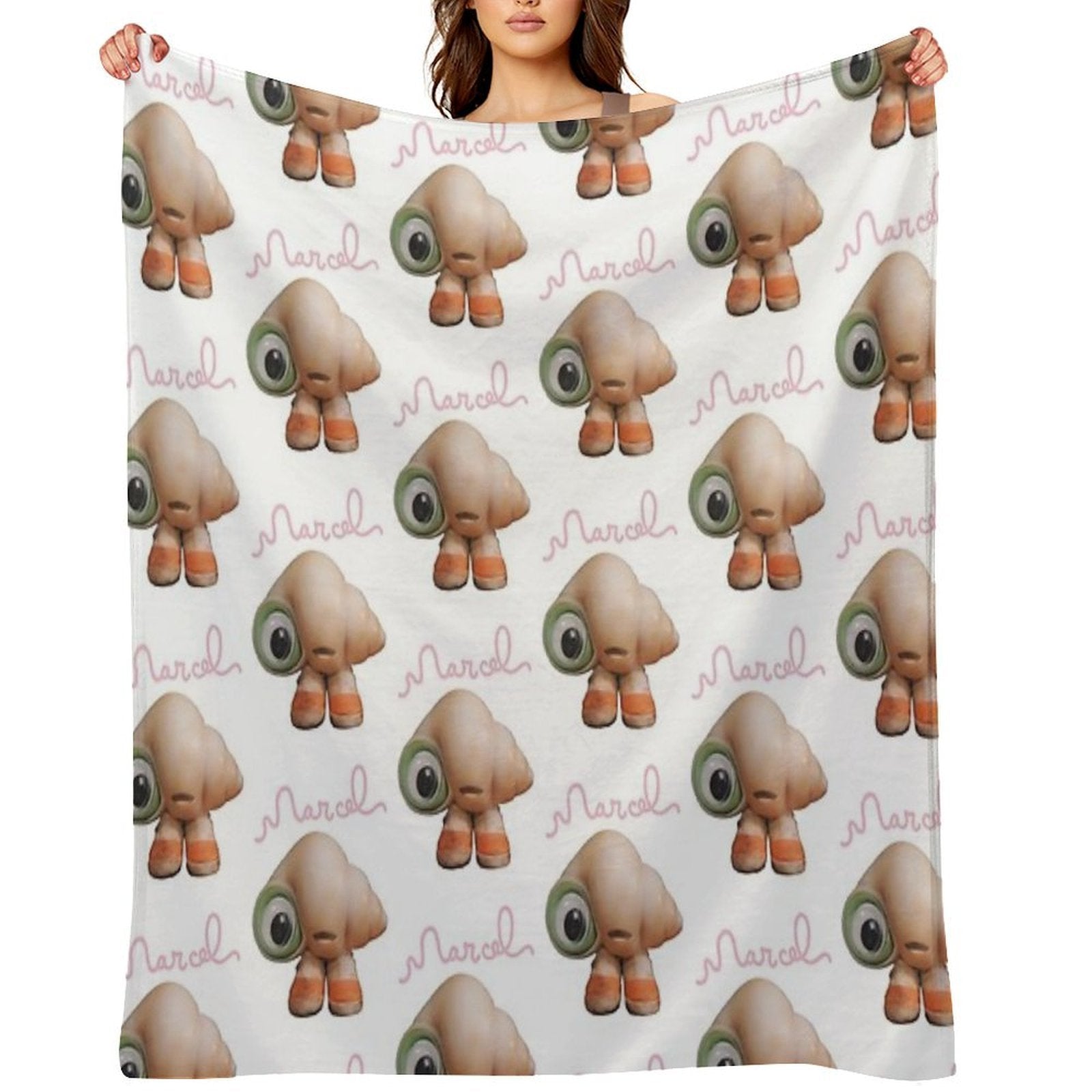 Marcel The Shell with Shoes On Live Action Anti-pilling Throw Blanket