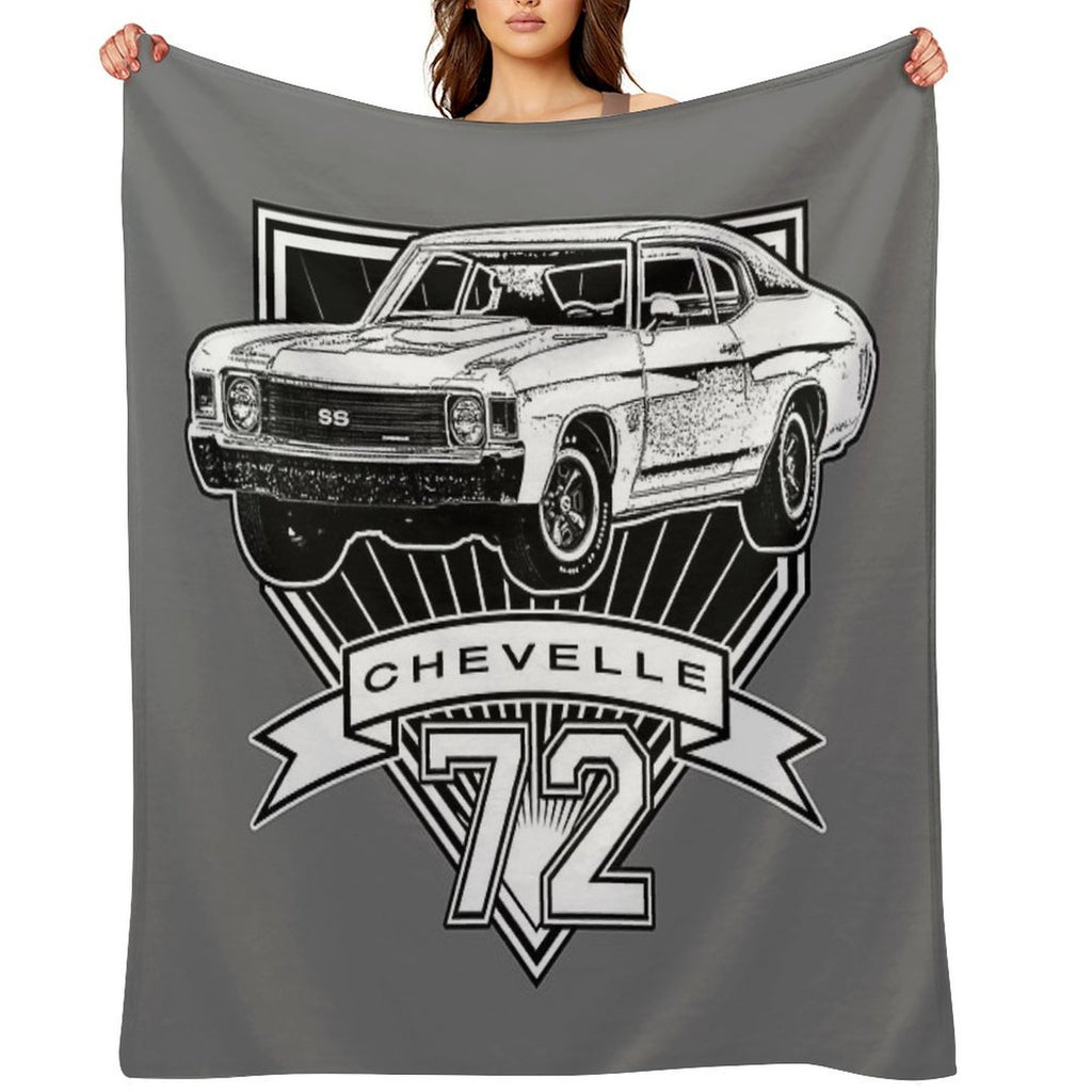1972 Chevelle Shrink-resistant Throw Blanket