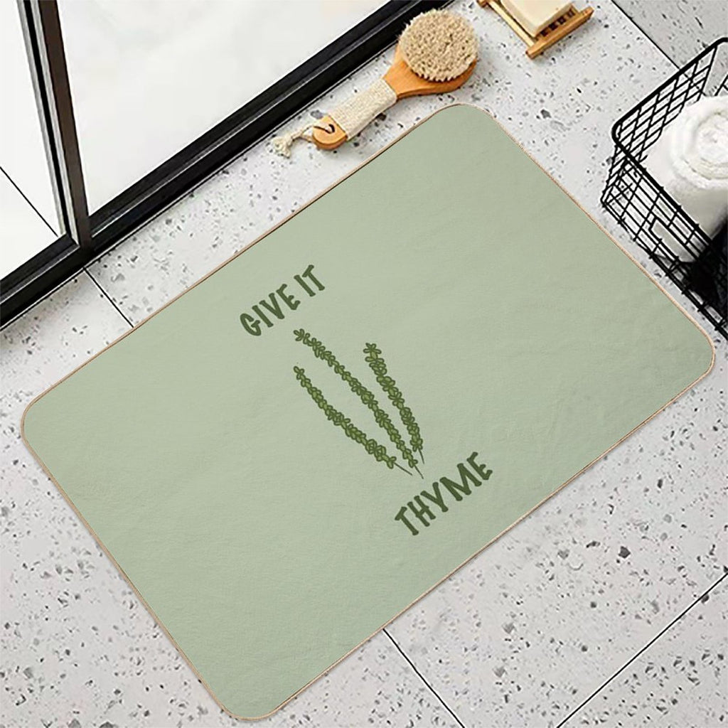 Give It Thyme  Anti-Trip Bath Mat