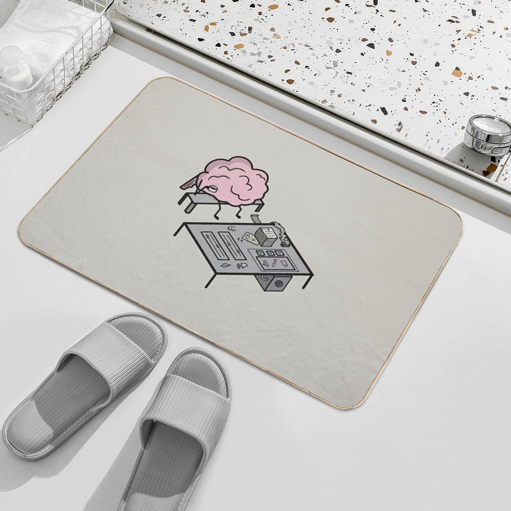 Everything Is All Right  Long-Lasting Bath Mat