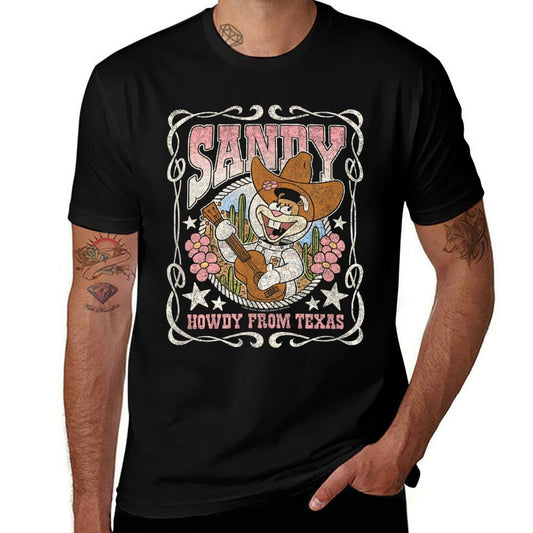 SpongeBob SquarePants - Sandy Cheeks Howdy From Texas  Breathable T-Shirt