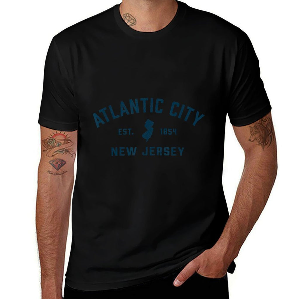 Atlantic City New Jersey Preppy Throwback Retro Souvenir  Classic T-Shirt