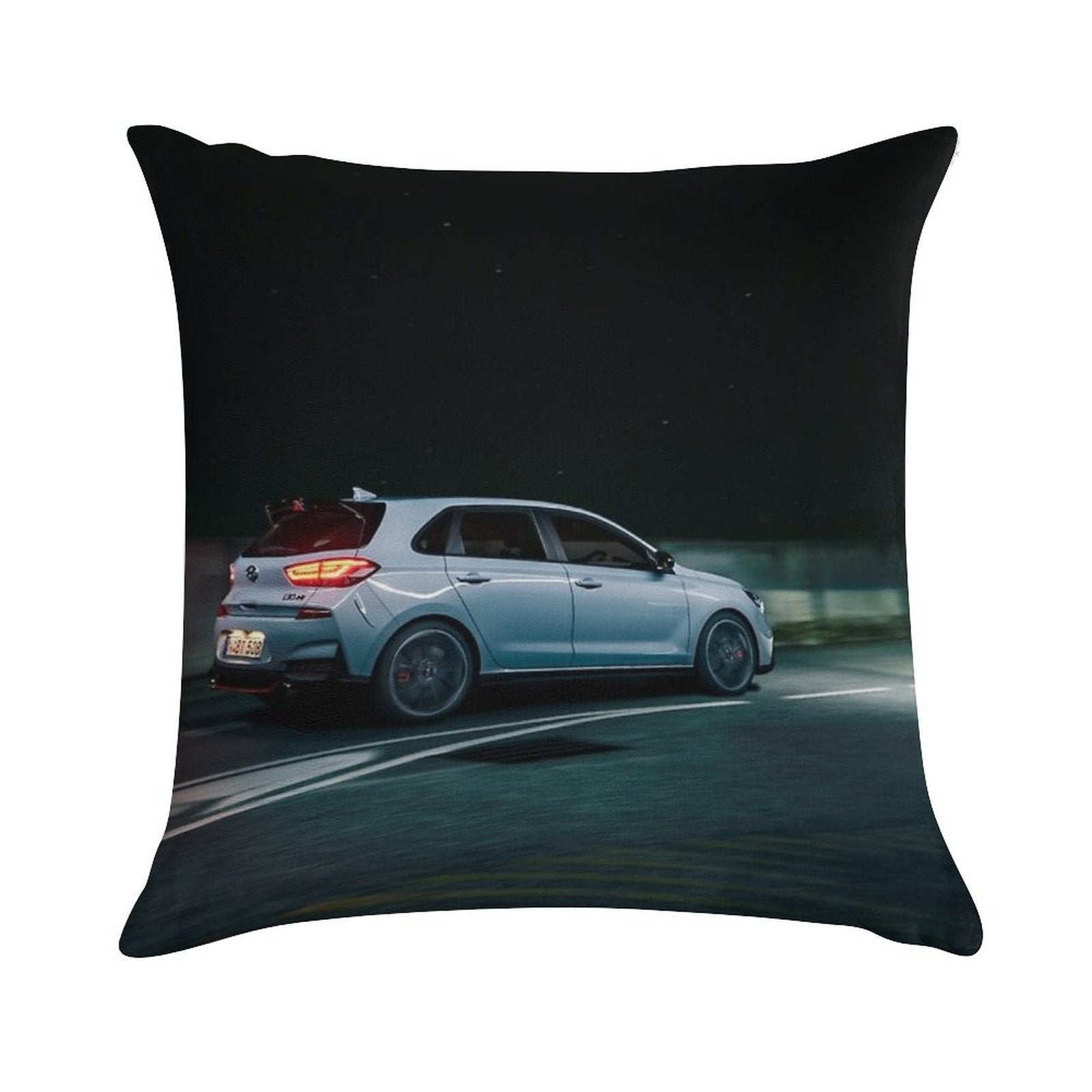 Hyundai I30N Soft Skin-Friendly Throw Pillow