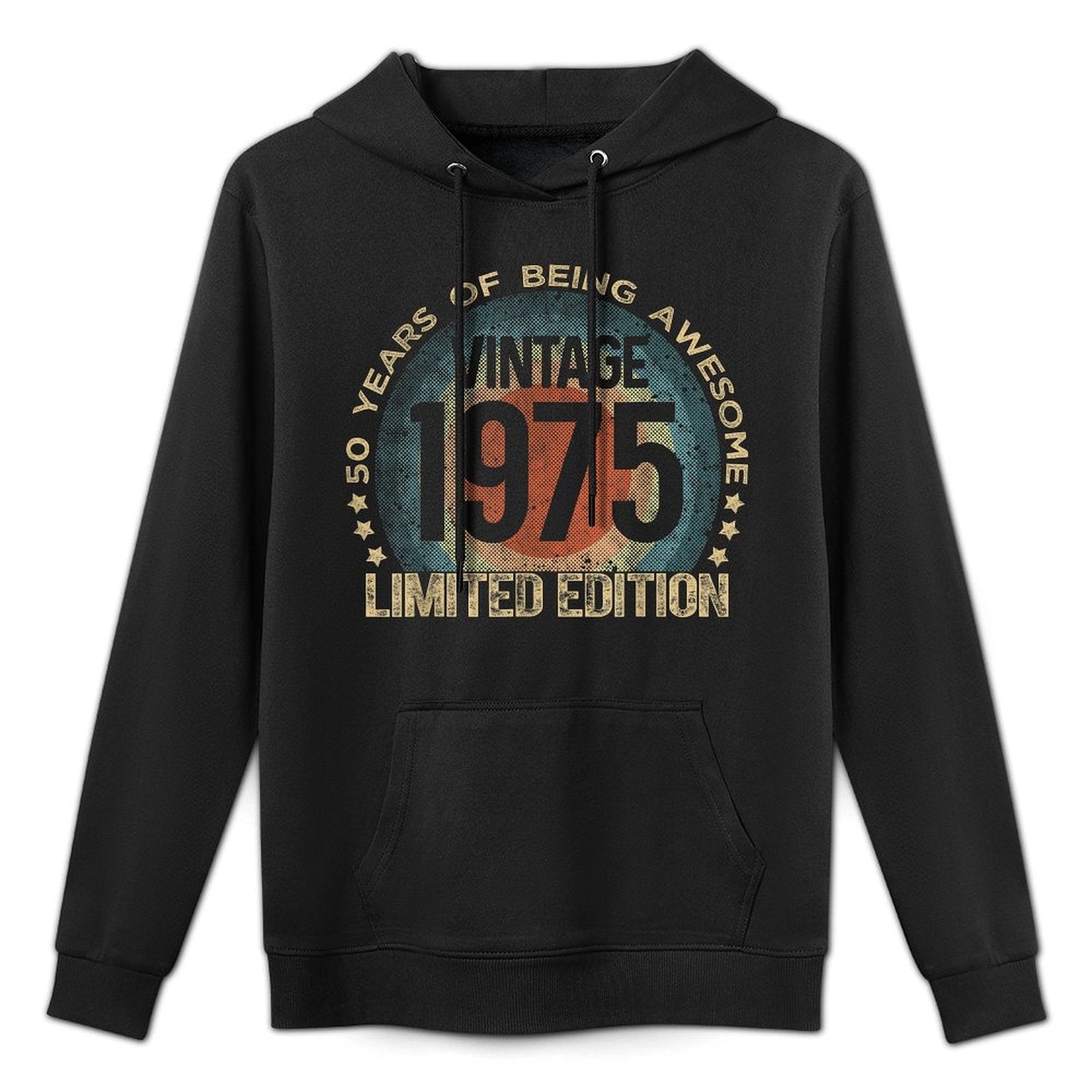 50 Year Old Gifts Vintage 1975 Limited Edition 50th Birthday Shape Retention Hoodie