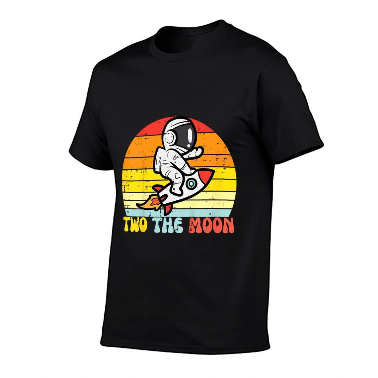 2nd Birthday Astronaut Two The Moon Girls Boys Toddler Kids  Trendy Pattern T-Shirt
