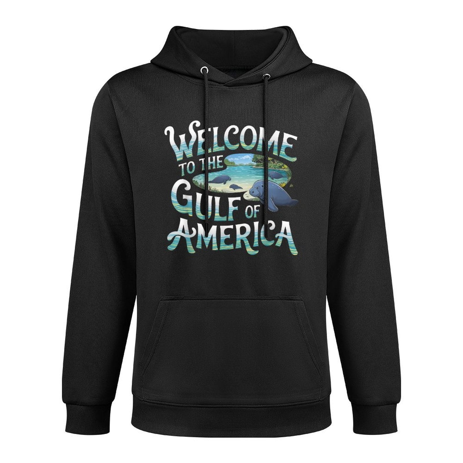 Gulf Of USA America Gift Men Women Flag Beach Pilling-Resistant Hoodie