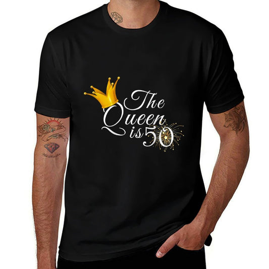 Womens 50th Birthday Gift For Her  Fifty Birthday Ideas  50 Bday Raglan Baseball  Quick-drying T-Shirt