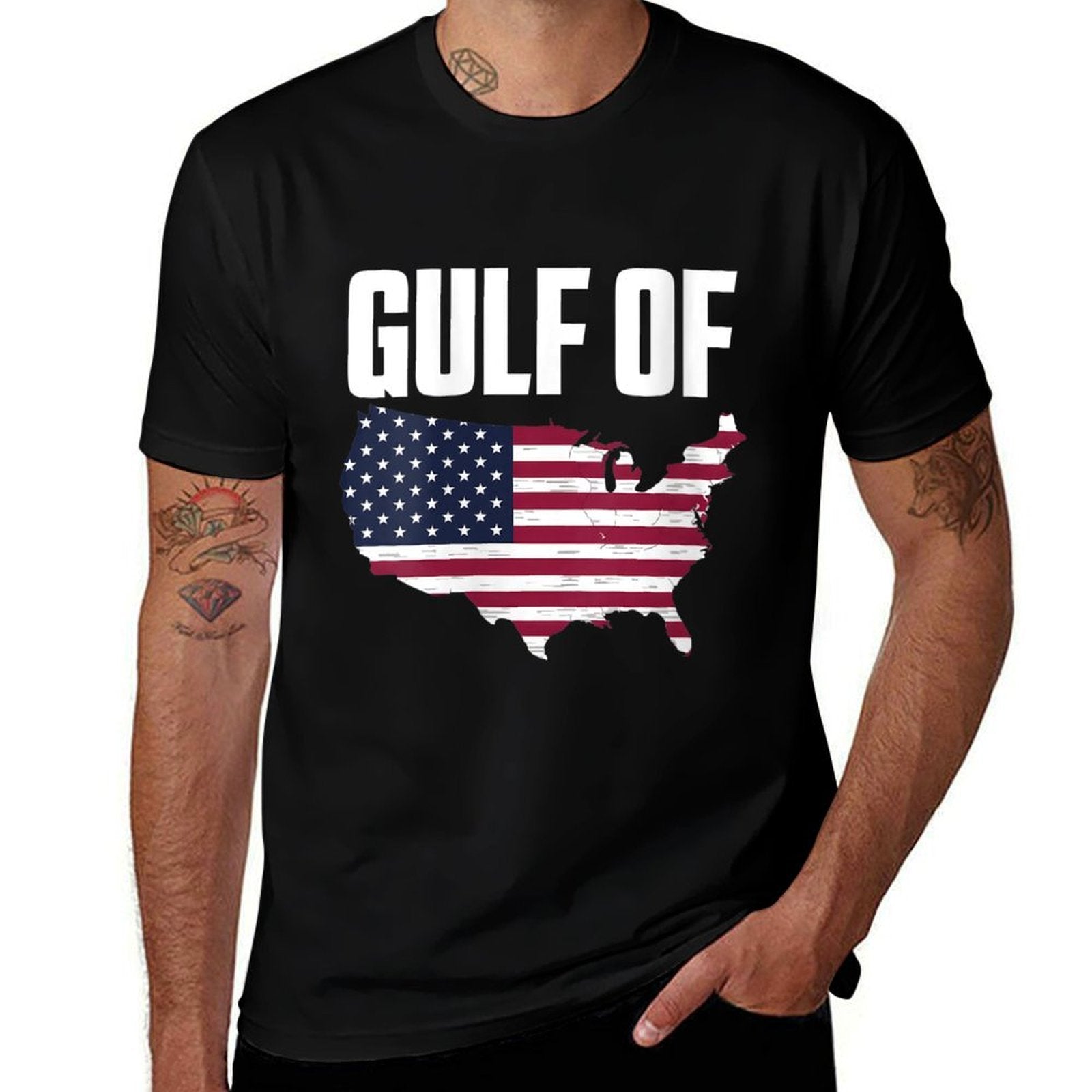 Womens Gulf of United States of America  Durable T-Shirt