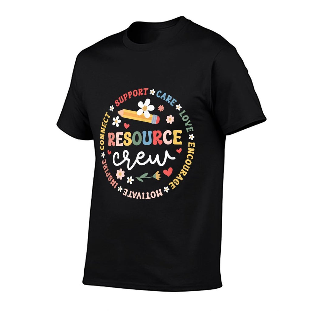 Resource Crew Appreciation Circle Resource Teacher Team  Quick-drying T-Shirt