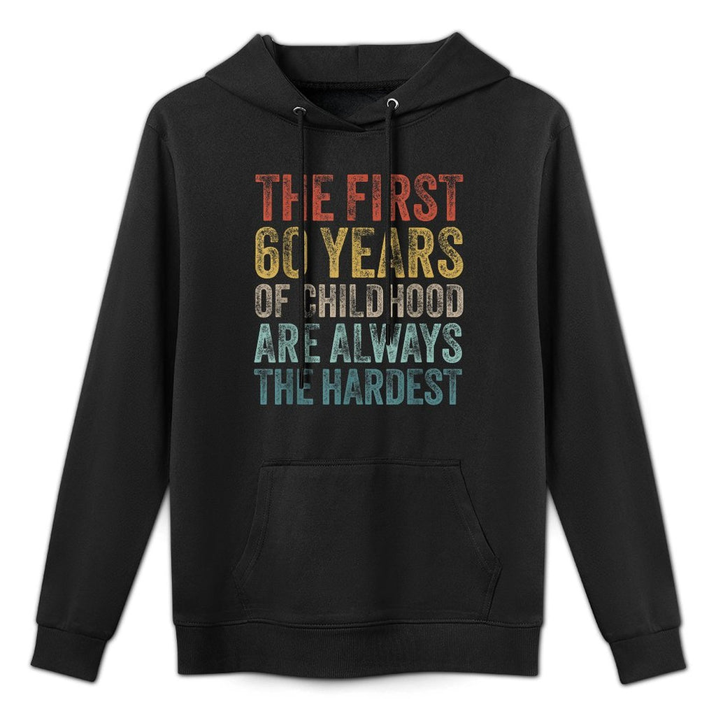 60th Birthday Men 60 Years Old Women Sixty YO Vintage 1965 Moisture-Wicking Hoodie
