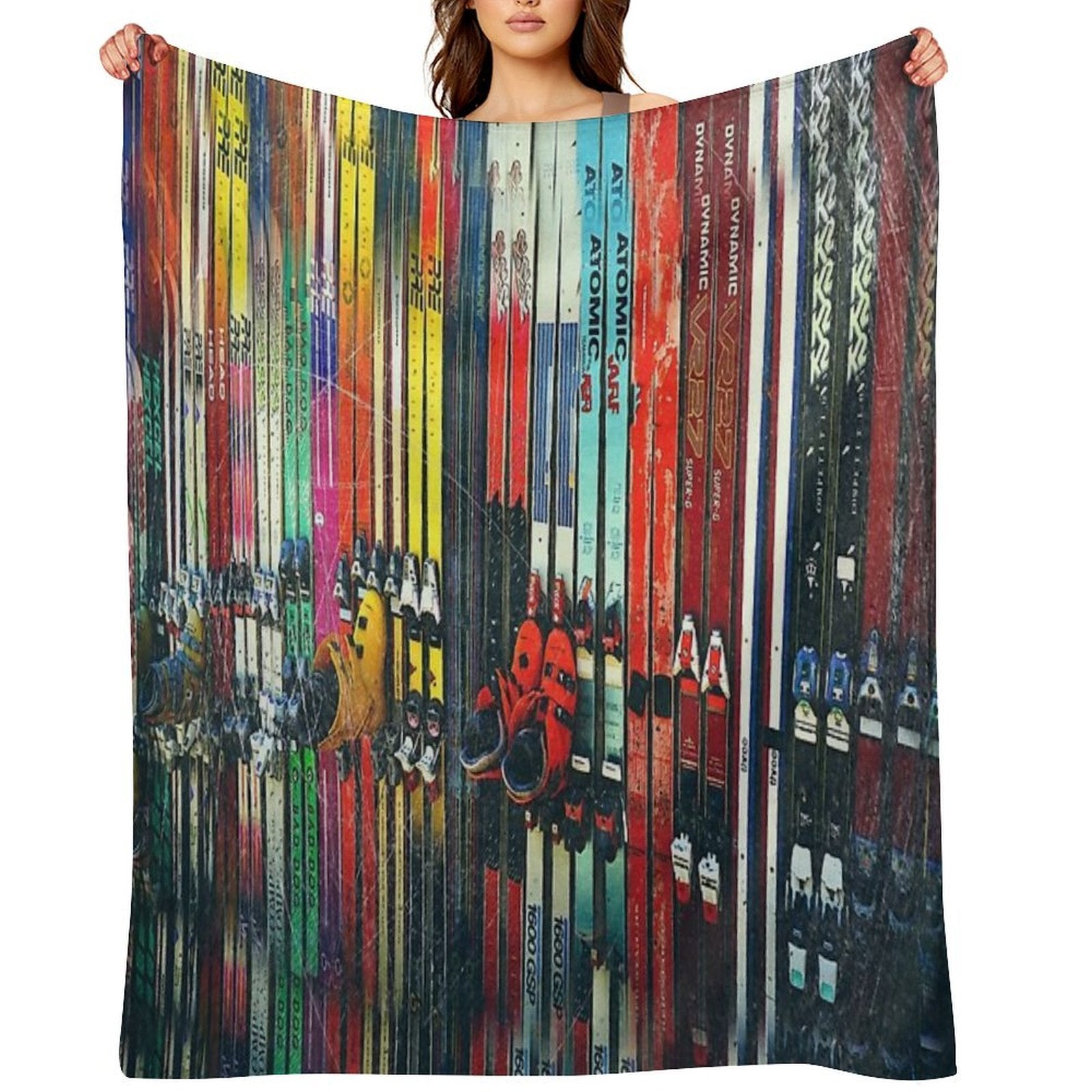 Ski Sun Valley Premium Throw Blanket